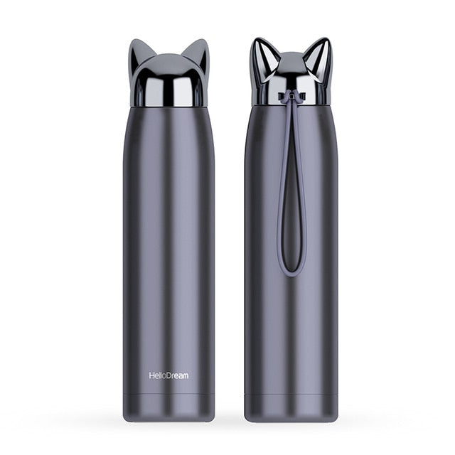 Double Wall Hot Water Thermos Bottle Stainless Steel